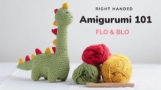 Amigurumi 101 : Front Loop Only (FLO) & Back Loop Only (BLO) | (Right Handed)