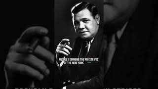 How Babe Ruth Revolutionized Baseball Forever - Fascinating Facts #shortvideo #shortsvideo #shorts