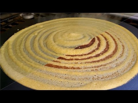 اللحوح الخفيف لحوح بالذرة الصفراء بدون خميرة بدون بيكنج باودر