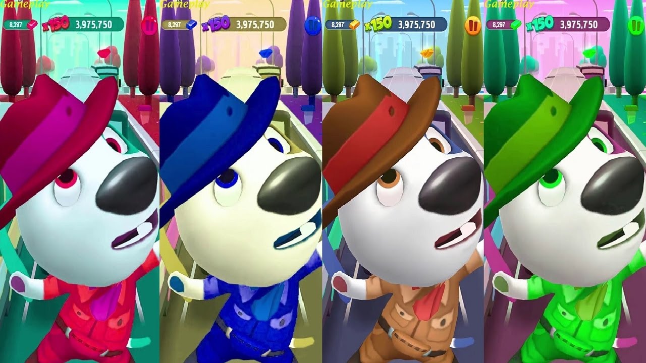 Colors Reaction Talking Tom Gold Run NEW UPDATE Lava Escape Explorer Hank New outfit Unlocked