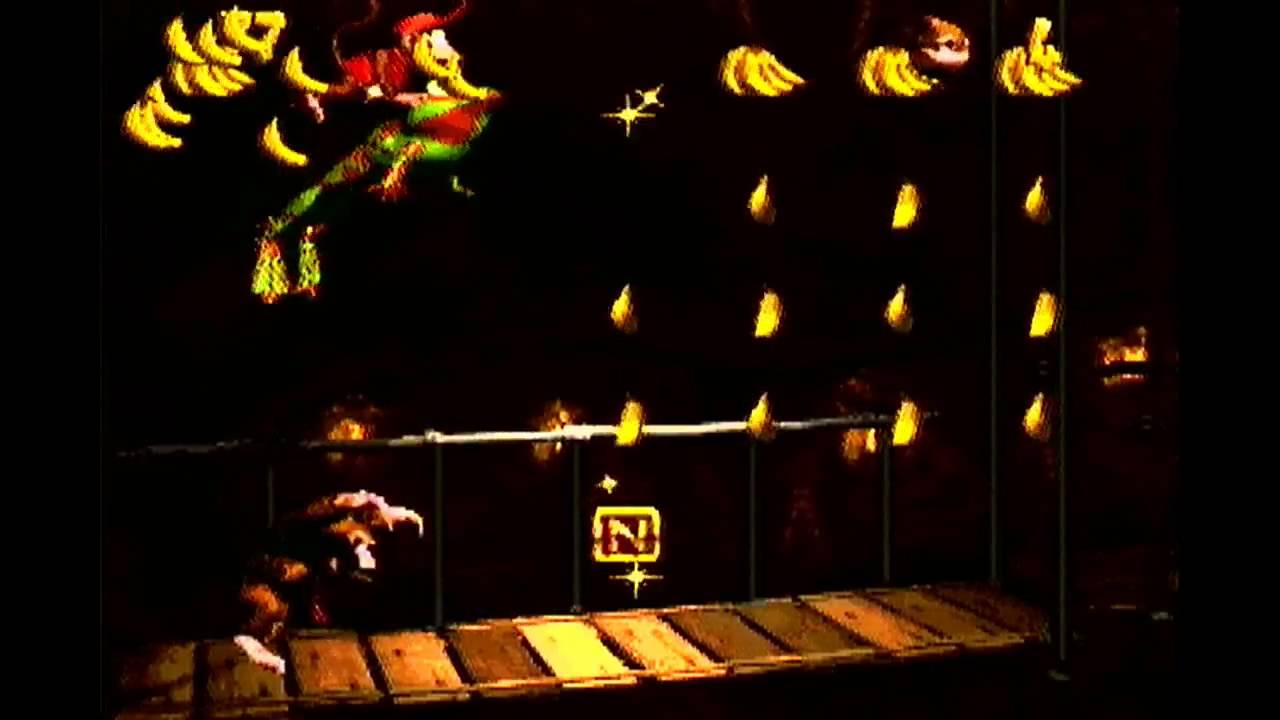 Donkey Kong Country Walkthrough Part 7 Winky's Walkway YouTube
