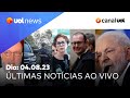 Zanin no STF, caso Zambelli, Guarujá, PF prende suspeito de ameaçar Lula, análises e   | UOL News