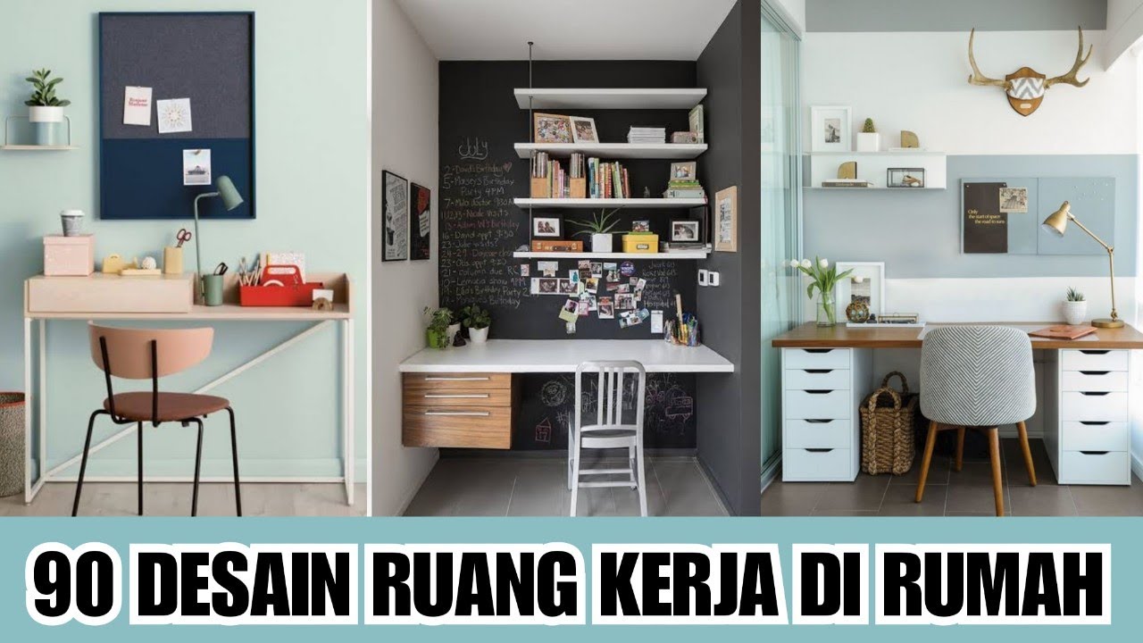  Desain  Ruang  Kerja Minimalis  YouTube