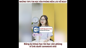 3 thiết lập quan trọng không thể bỏ qua #shorts #short #tinhocvanphong #daitinhoc