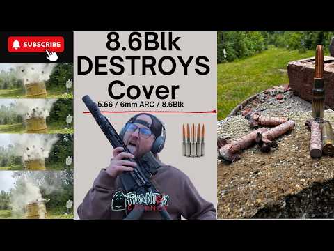 Watch What 8.6BLK Does to Cover- Phantom Defense 404gr REVENANT