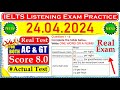 Ielts listening practice test 2024 with answers  24042024