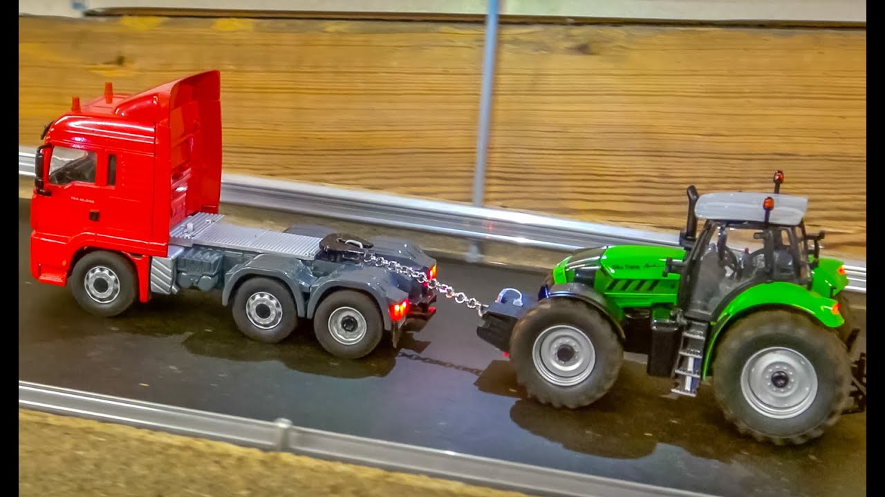RC trucks & tractors in ACTION! Big R/C farming fun! YouTube