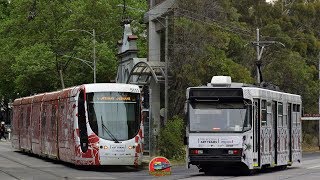 Melbourne 2019 Art Trams around Melbourne