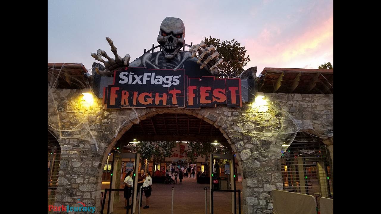 Six Flags , Fiesta Texas Fright Fest 2021 ( Halloween) YouTube