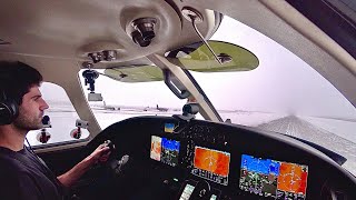 Landing In A Blizzard! (Single Pilot)