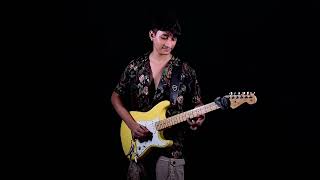 Neele Neele Ambar Par | Kalakar | Electric Guitar Cover | Bhoomiraj Patil