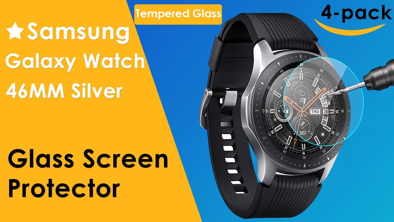 Samsung Galaxy Watch 46mm Screen Protector Installation - YouTube