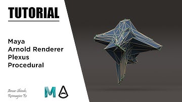 Procedural Plexus In Maya and Arnold Renderer - Tutorial