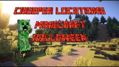 Minecraft Halloween Shootable Easter Egg Walkthrough - all 15 Creeper locations