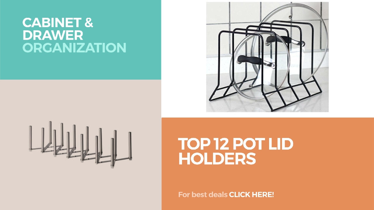 Top 12 Pot Lid Holders Cabinet Drawer Organization Best Ers Kitchenbakeware Ikeavariera 2pack