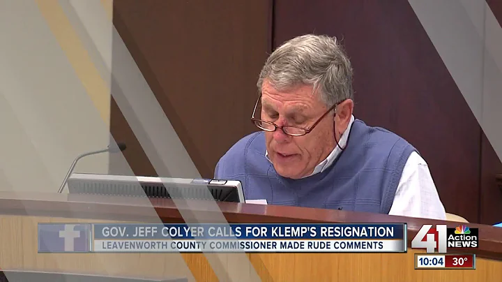 Gov. Colyer joins chorus calling for Klemp's resig...