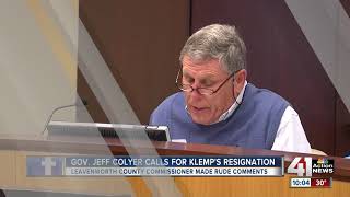 Gov. Colyer joins chorus calling for Klemp's resignation from Leavenworth county commission