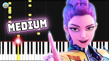 Thumbnail of [full] Kpop Demon Hunters - "Golden" - MEDIUM Piano Tutorial & Sheet Music