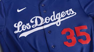 Los Angeles Dodgers Nike Royal 2021 City Connect Authentic Jersey 48  (Large)