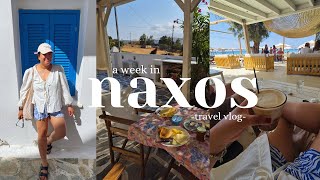 we took the ferry from athens to naxos!
