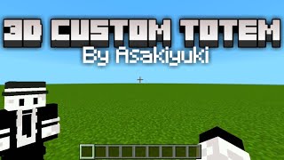 How to Make a 3D CUSTOM TOTEM in MCPE !! screenshot 3