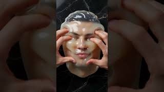 Cristiano Ronaldo Inspired AI Transformation 😱 Surreal Slime Face #asmr #slime #cr7