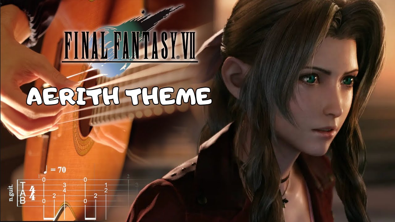 Aerith's Theme - Final Fantasy VII (Fingerstyle Guitar Cover + TAB)