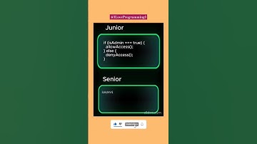 Junior vs Senior Developer 😅 | ternary operator in JavaScript #javascript #coding #ai #shorts