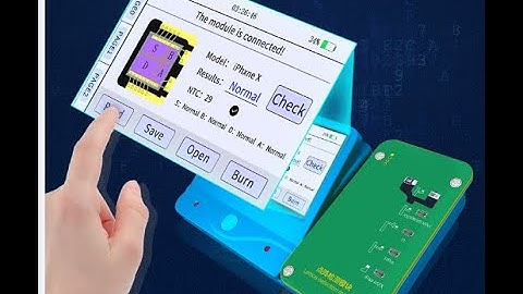 JC dot projector repair operation video
