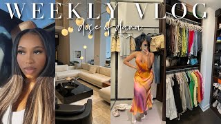 2 WEEK VLOG: trying to lose 10 lbs, zara haul, new shoes, closet declutter, grandmas surprise party