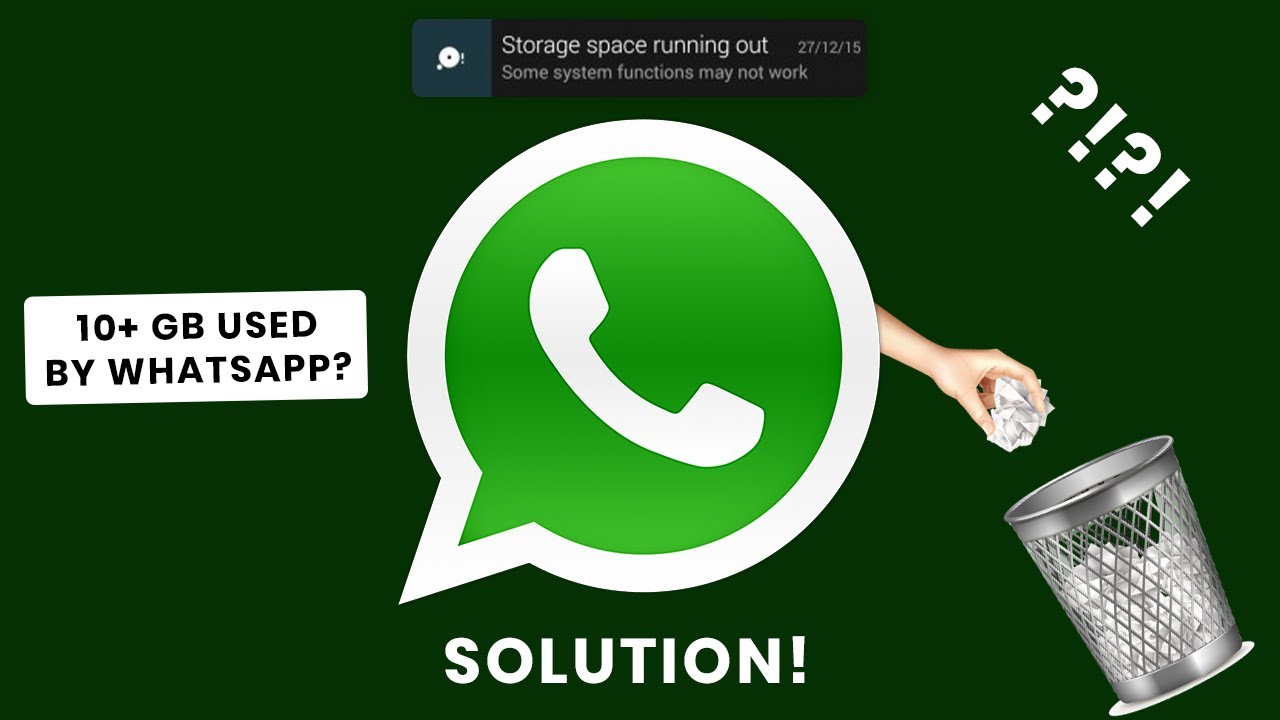 Whatsapp HIDDEN FEATURE Clean Unnecessary Data in Whtasapp EASY