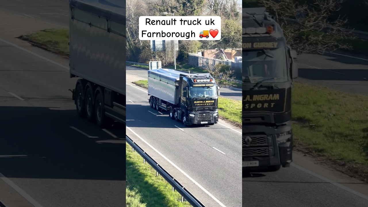 Explore the Power of Renault Big Trucks Near Farnborough North Camp 🚚❤️| 