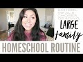 Homeschool Routine | Day in the Life | Large Family Homeschooling Schedule