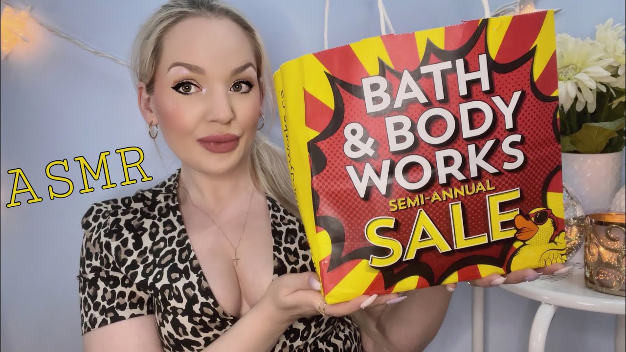 ASMR BATH AND BODY WORKS SEMI ANNUAL SALE HAUL 💖
