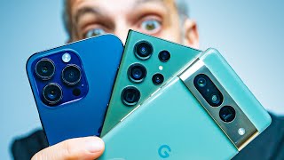 Monsieur Grrr [Fr] Vidéos Samsung Galaxy S23 Ultra VS Google Pixel 7 Pro VS iPhone 14 Pro Max - Lequel est le Meilleur ?