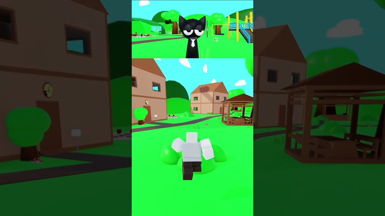 Secret Simon Realm Mr Black Morphs and Badges in 3D Sprunki Multiverse Roleplay! update