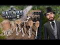 DESAFIO DE CONSTRUIR UMA FERROVIA NA SERRA 🚂 - Railway Empire 2 #11