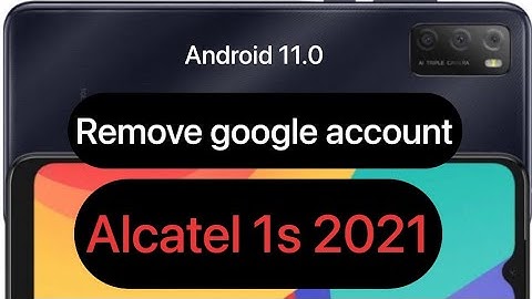 How to remove google account Alcatel 1s 2021 android 11.0 | frp remove alcate 1s 11 version #alcatel