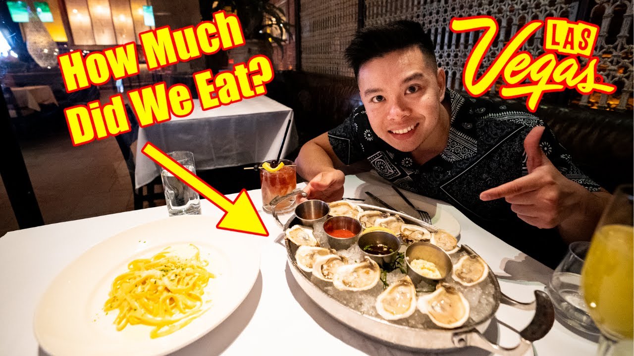 ALL YOU CAN EAT OYSTERS Italian Brunch @ The Venetian Lavo! - YouTube