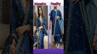 meesho vs reality #fashion #meesho #kurtisstyle #meeshodress #review #dress #onlineshopping