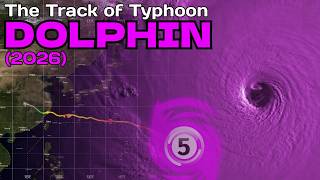 The Track of Typhoon Dolphin 2026