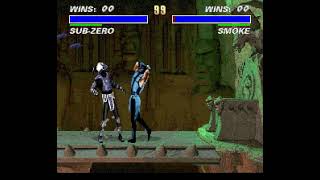 Ultimate Mortal Kombat 3 Snes Classic Sub-Zero 78 Hits Combo