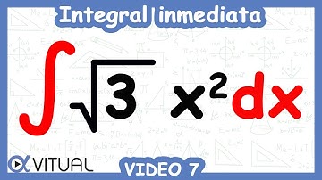 Integral inmediata ejemplo 7 | Cálculo integral - Vitual