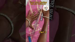 3 Dart blouse Cup shape marking Tips #tailoringtips #3dart #blousemarking #shortsfeed