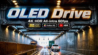 Louis-Hippolyte Lafontaine Tunnel Northbound | 4K HDR All-Intra 60FPS | PRORES HQ | OLED TEST |