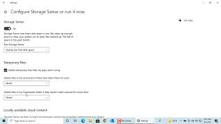 How to delete unwanted files automatically in Windows 10 screenshot 1