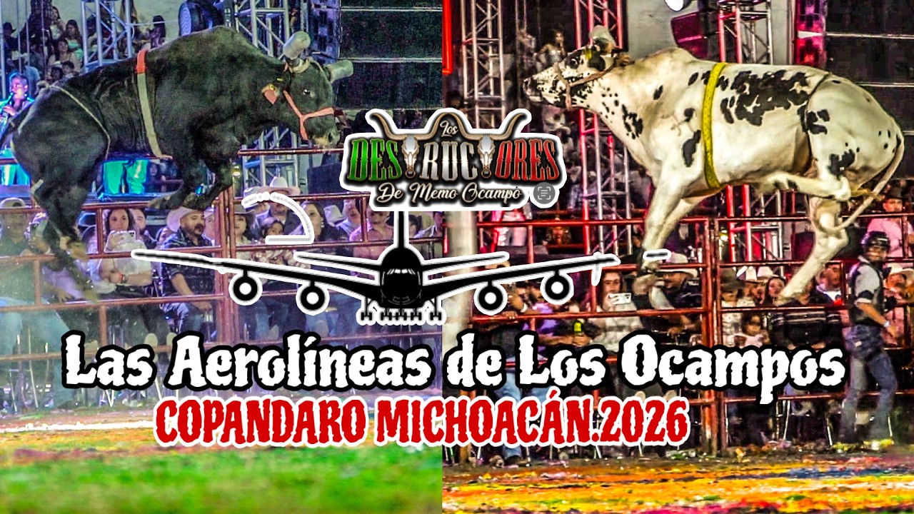 LLEGARON LAS AEROLINEAS OCAMPO AL CARNAVAL‼️LOS DESTRUCTORES EN COPANDARO DE GALEANA MICHOACAN 2026
