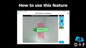 How to make sure there is enough space for the fingers to pick an object detected by the camera ?