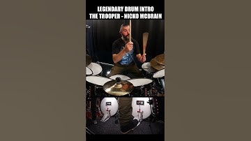 Thumbnail of How to Play “THE TROOPER” drum intro. Nicko McBrain - IRON MAIDEN #