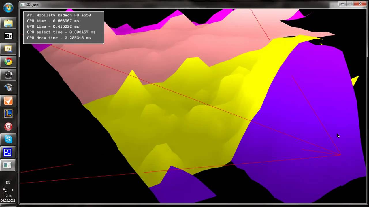 CDLOD instanced terrain - YouTube
